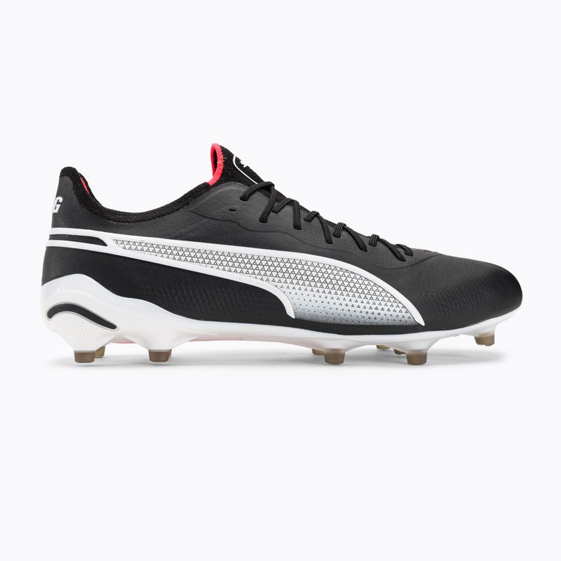 Ghete de fotbal pentru bărbați PUMA King Ultimate FG/AG puma negru/puma alb 2