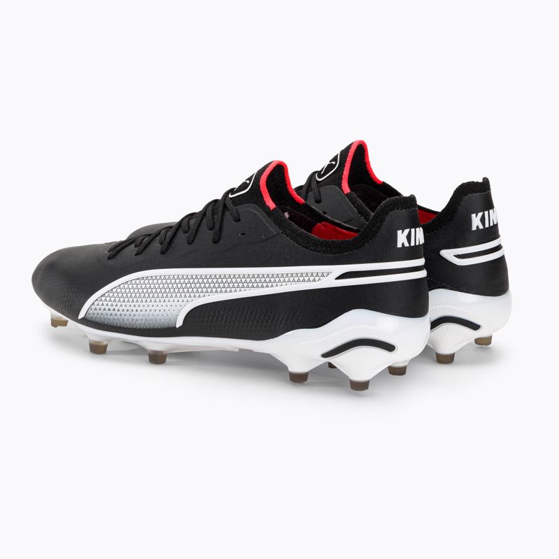 Ghete de fotbal pentru bărbați PUMA King Ultimate FG/AG puma negru/puma alb 3