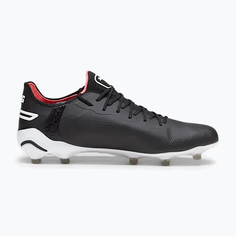 Ghete de fotbal pentru bărbați PUMA King Ultimate FG/AG puma negru/puma alb 12