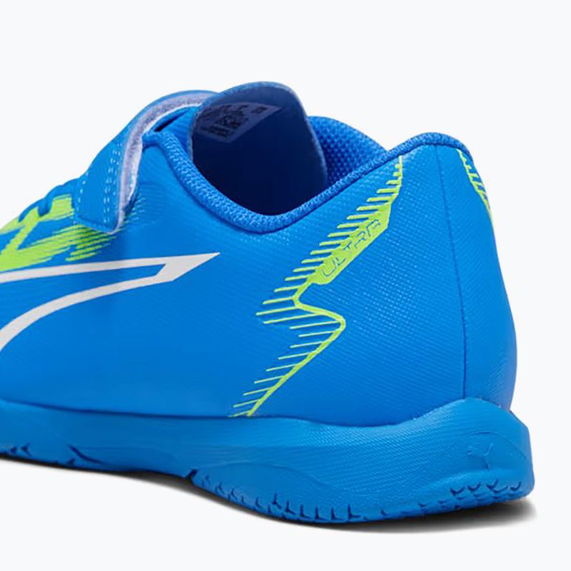 PUMA Ultra Play IT V Jr ghete de fotbal pentru copii ultra blue/puma white/pro green 10