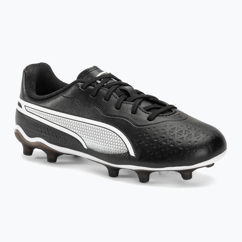 PUMA King Match FG/AG Jr ghete de fotbal pentru copii puma negru/puma alb