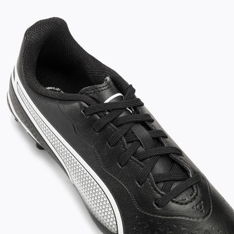 PUMA King Match FG/AG Jr ghete de fotbal pentru copii puma negru/puma alb 8