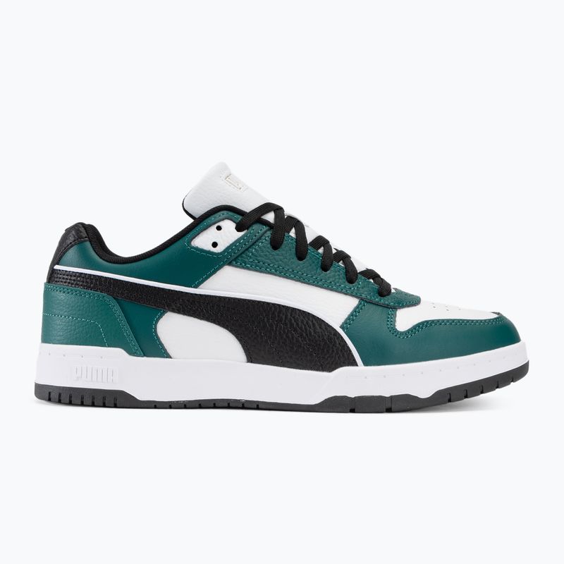 Încălțăminte  PUMA RBD Game Low puma white/puma black/malachite/puma gold 2