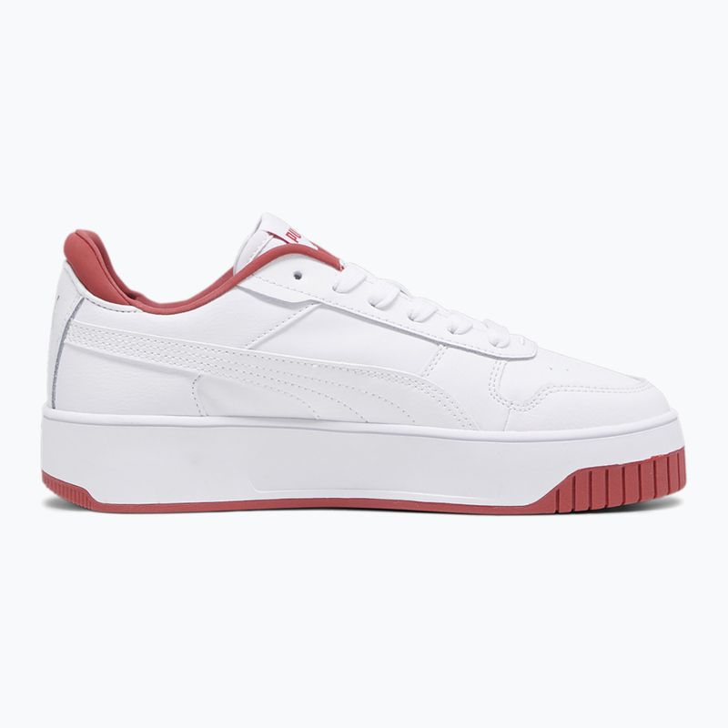 Încălțăminte pentru femei PUMA Carina Street puma white/astro red 3