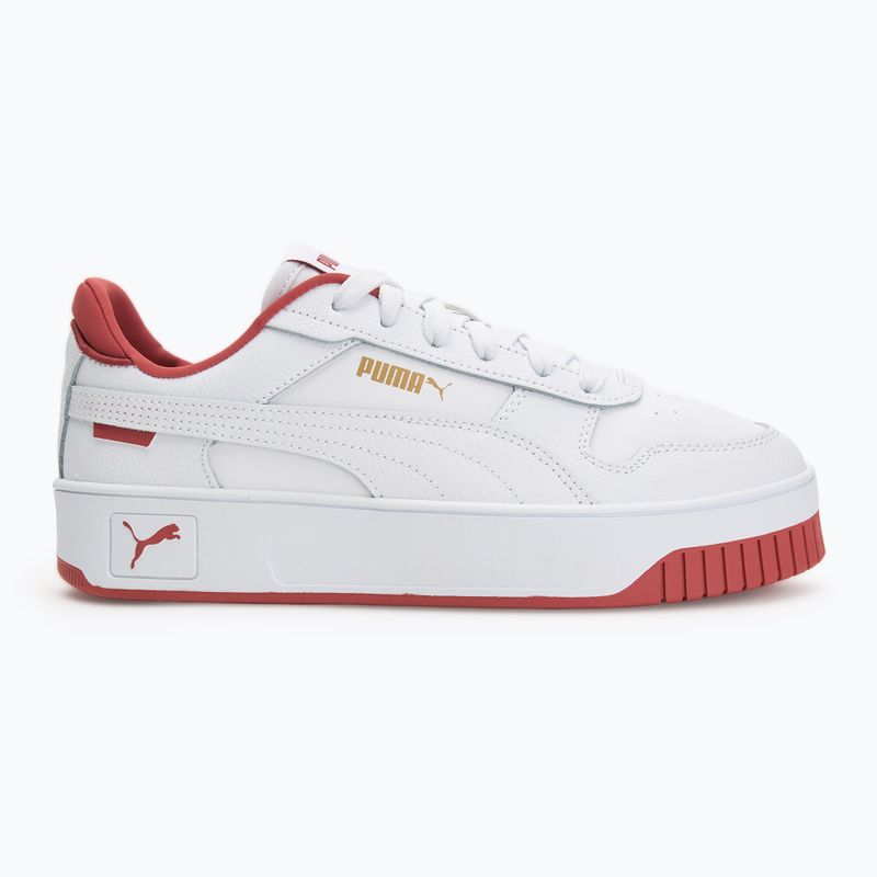 Încălțăminte pentru femei PUMA Carina Street puma white/astro red 2