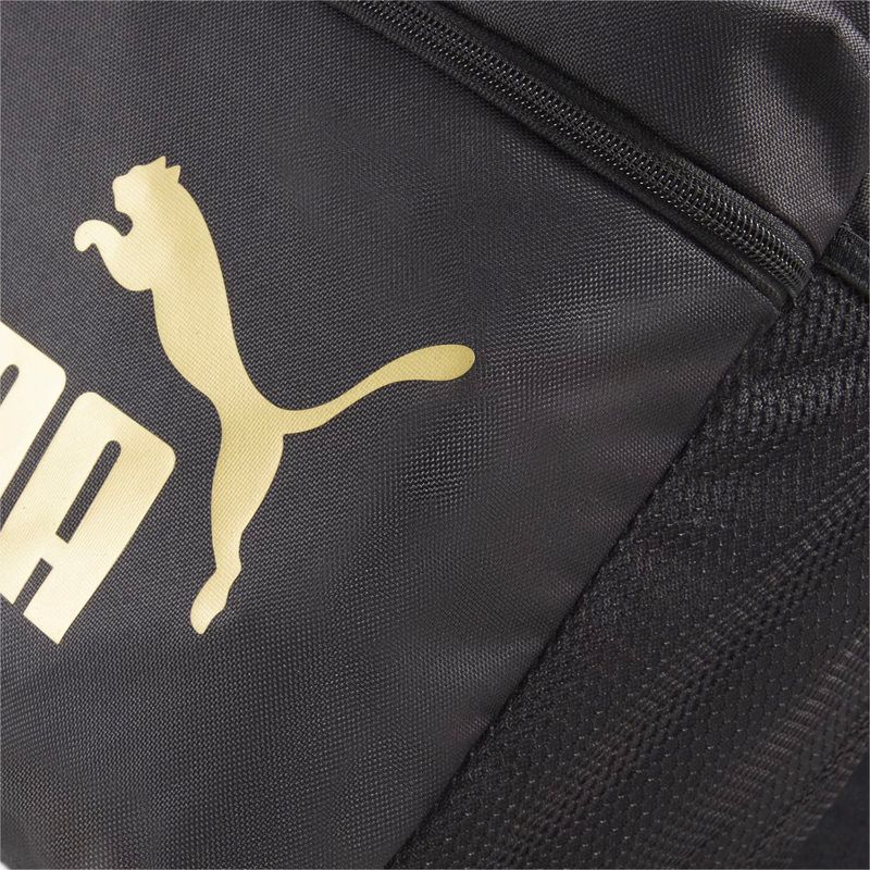 Rucsac PUMA Phase 22 l puma black/golden logo 3