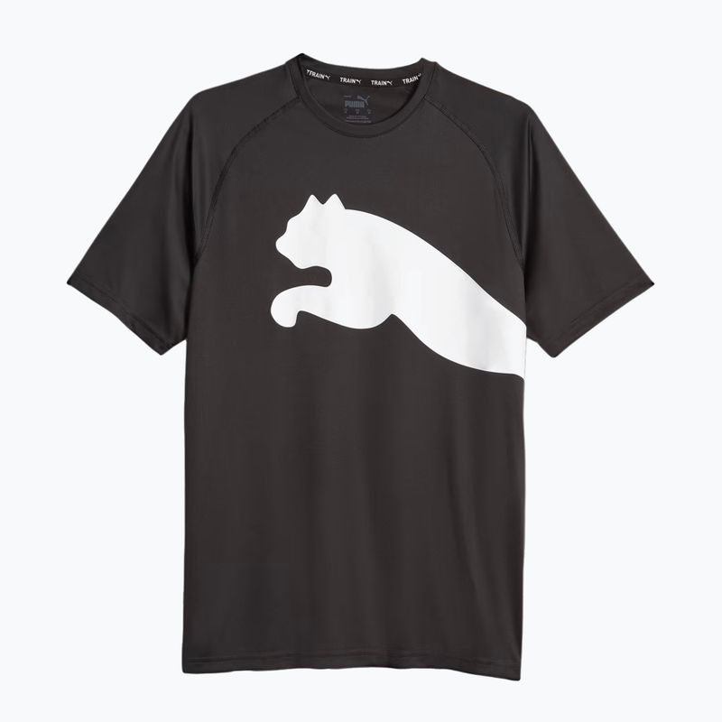 Tricou de antrenament pentru bărbați PUMA Train All Day Big Cat puma negru/puma alb