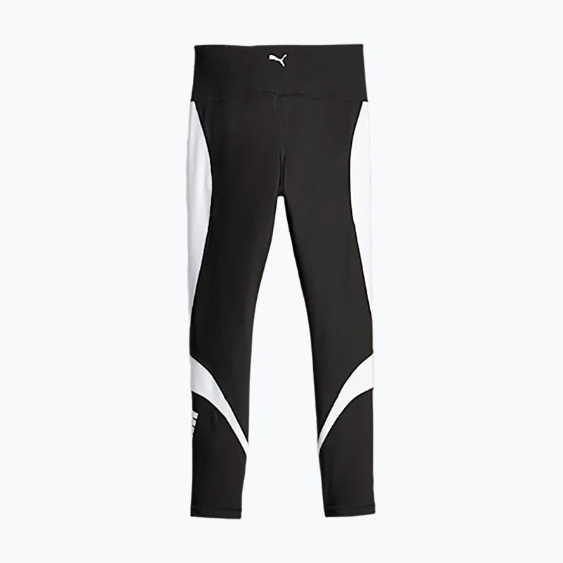 Jambiere de antrenament pentru femei PUMA Fit Hw 7/8 Eversculpt Colorblock puma negru/puma alb 2