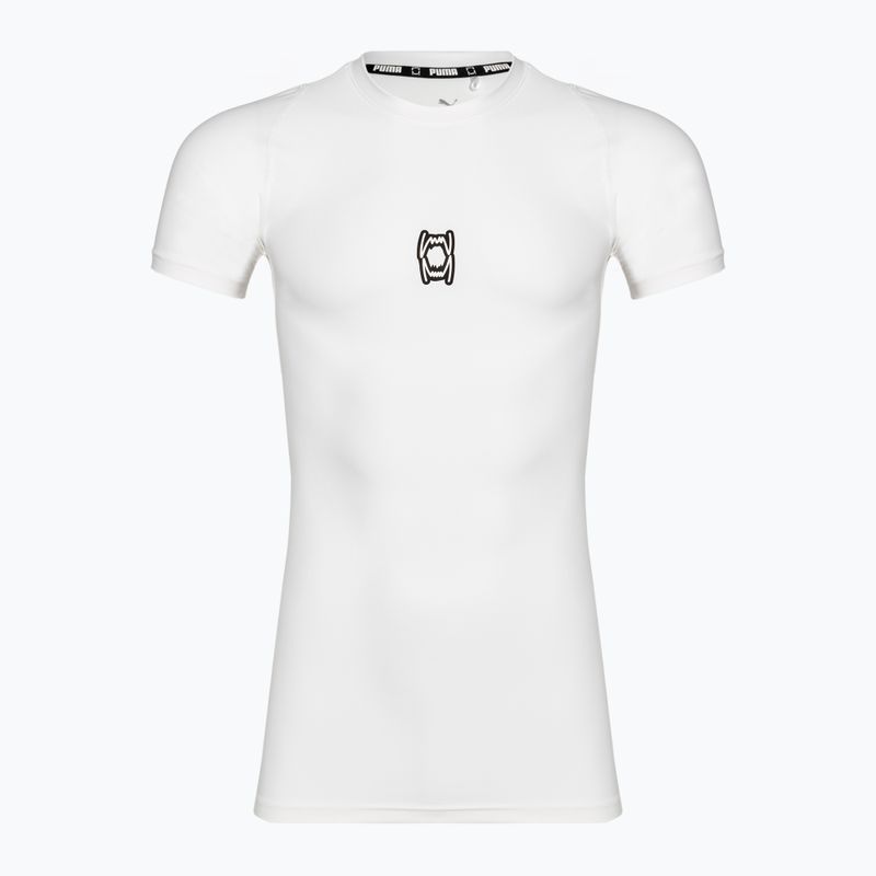 Tricou de baschet pentru bărbați PUMA Hoops Team SS Baselayer puma white