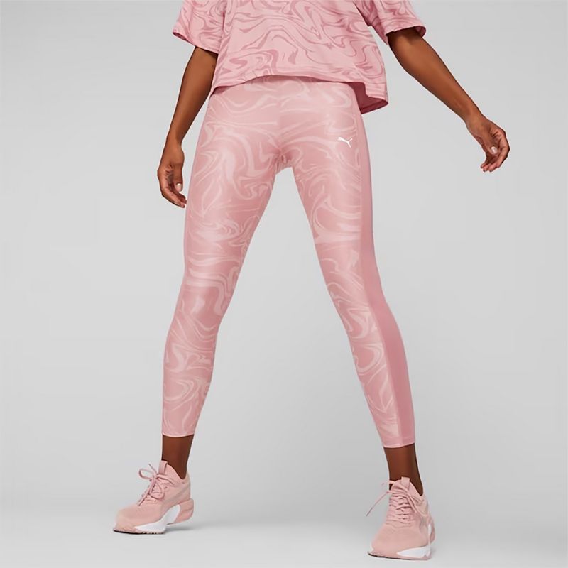 Jambiere de antrenament pentru femei PUMA Train Favorites AOP High Waist 7/8 future roz 3