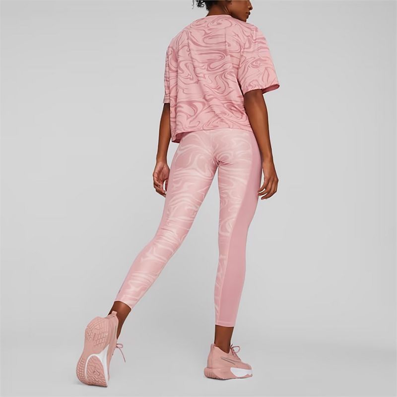 Jambiere de antrenament pentru femei PUMA Train Favorites AOP High Waist 7/8 future roz 4