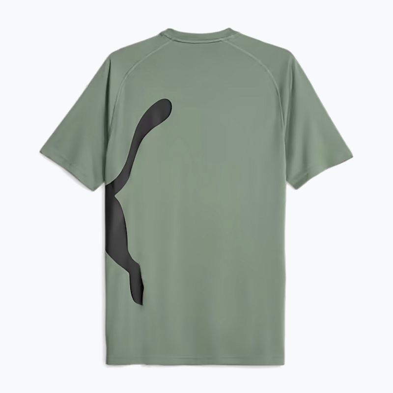 Tricou de antrenament pentru bărbați PUMA Train All Day Big Cat eucalipt/puma negru 2
