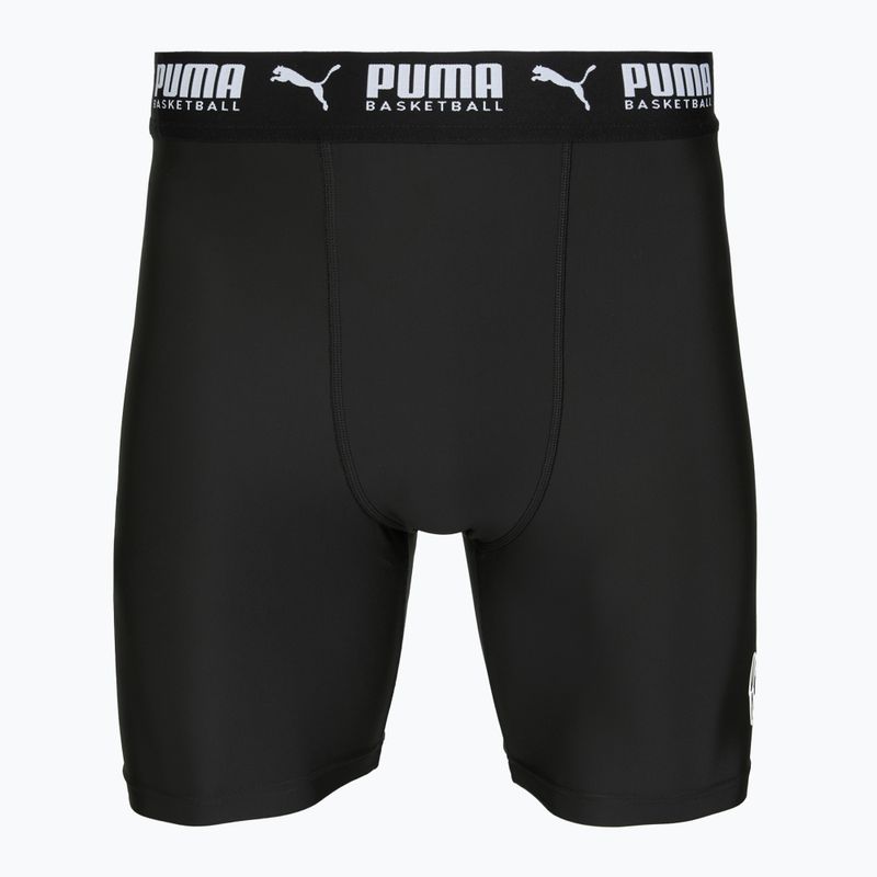 Pantaloni scurți de baschet pentru bărbați PUMA Hoops Team Baselayer puma black