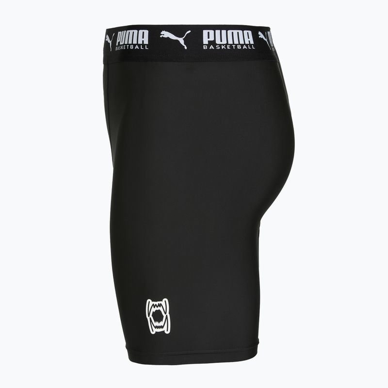 Pantaloni scurți de baschet pentru bărbați PUMA Hoops Team Baselayer puma black 3