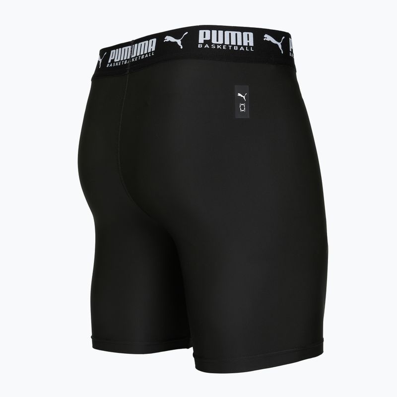 Pantaloni scurți de baschet pentru bărbați PUMA Hoops Team Baselayer puma black 4