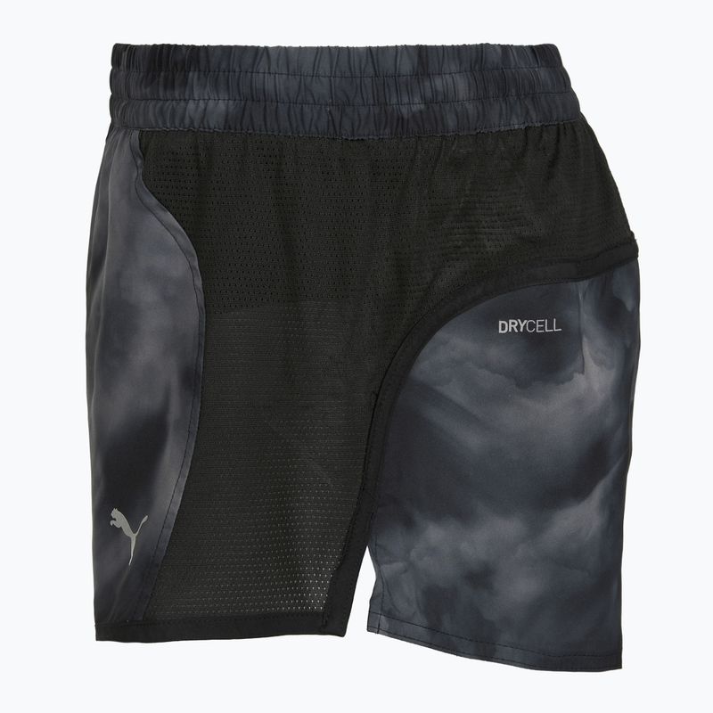 Pantaloni scurți de alergare pentru femei PUMA Run Favorite AOP Velocity 3" black/grey 4