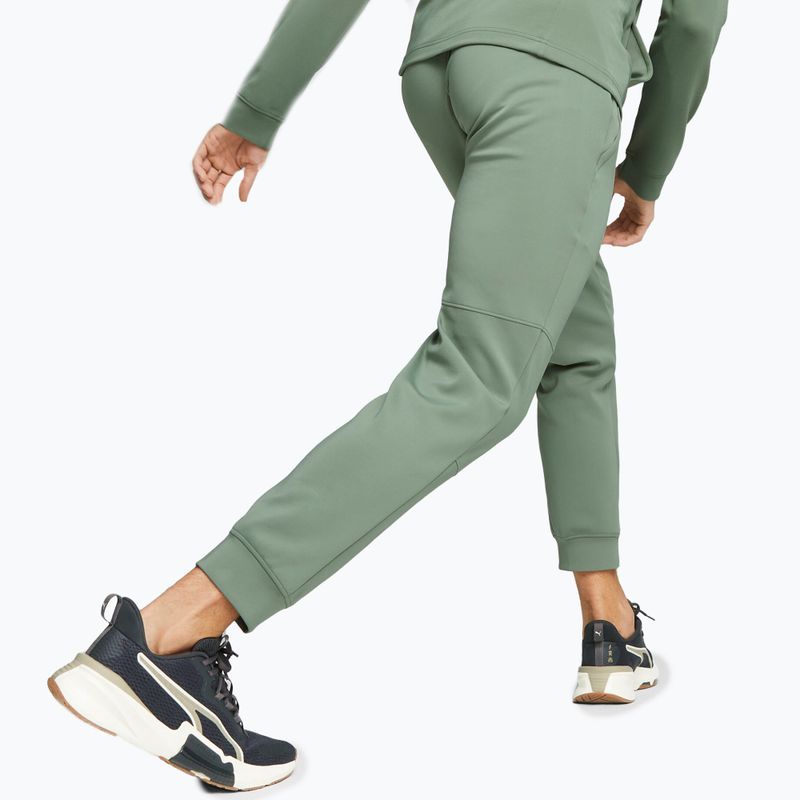 Pantaloni de trening pentru bărbați PUMA Fit Double Knit Jogger pentru bărbați eucaliptus 9