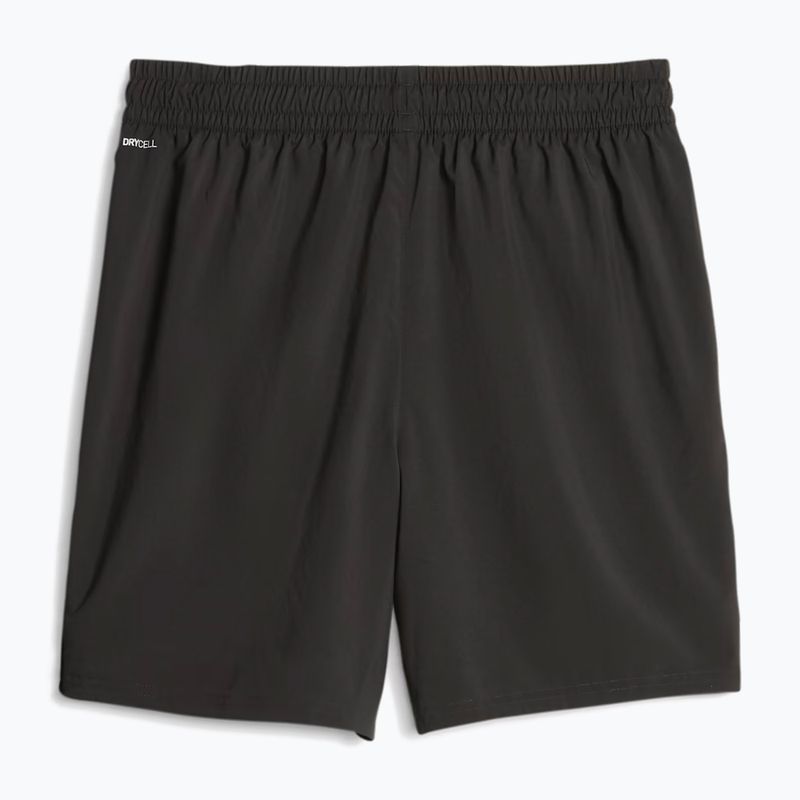 Pantaloni scurți de antrenament pentru bărbați PUMA Fit Taped 7" Woven puma negru 2