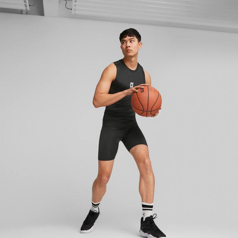Tank top de baschet pentru bărbați PUMA Hoops Team Slvs Baselayer puma black 4