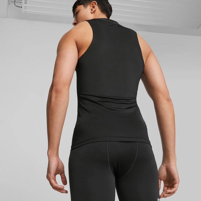 Tank top de baschet pentru bărbați PUMA Hoops Team Slvs Baselayer puma black 5