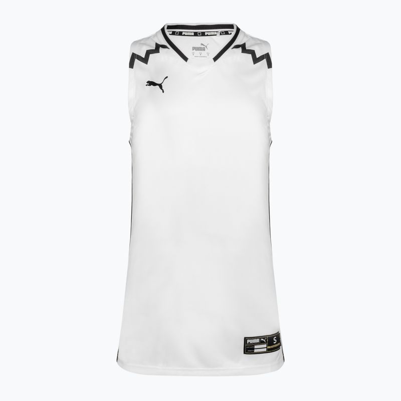 Tank top de baschet pentru bărbați PUMA Hoops Team Game Jersey puma white