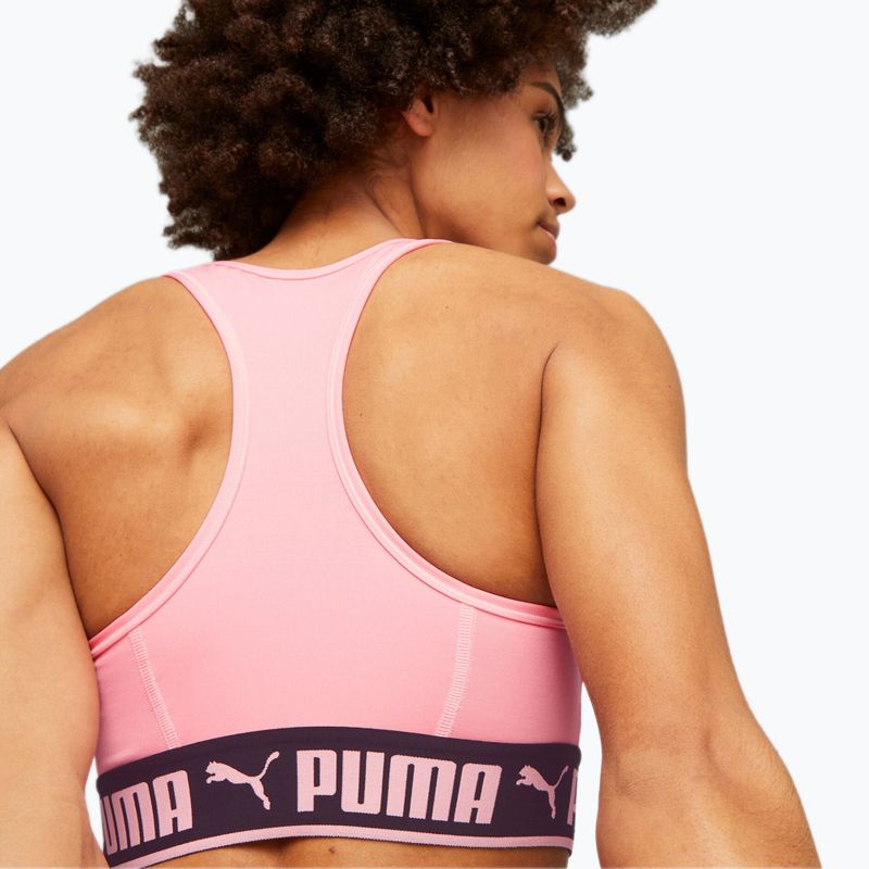 PUMA Mid Impact sutien de fitness Puma Strong PM coral ice 4