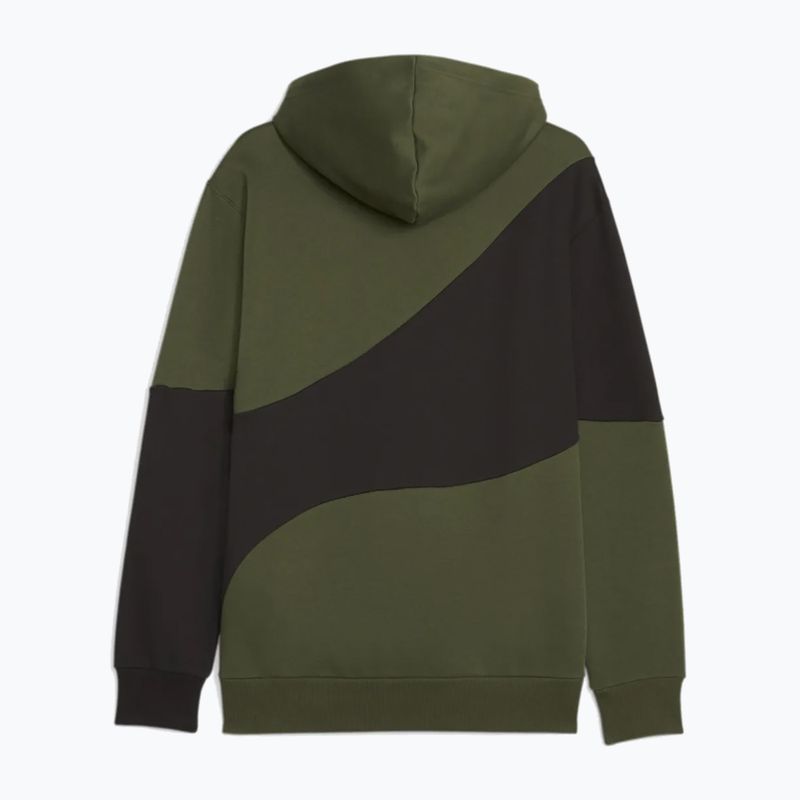 Hanorac pentru bărbați PUMA Power Cat Hoodie myrtle 2