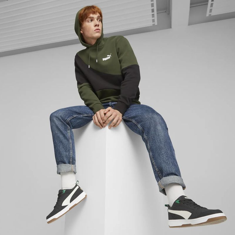 Hanorac pentru bărbați PUMA Power Cat Hoodie myrtle 4