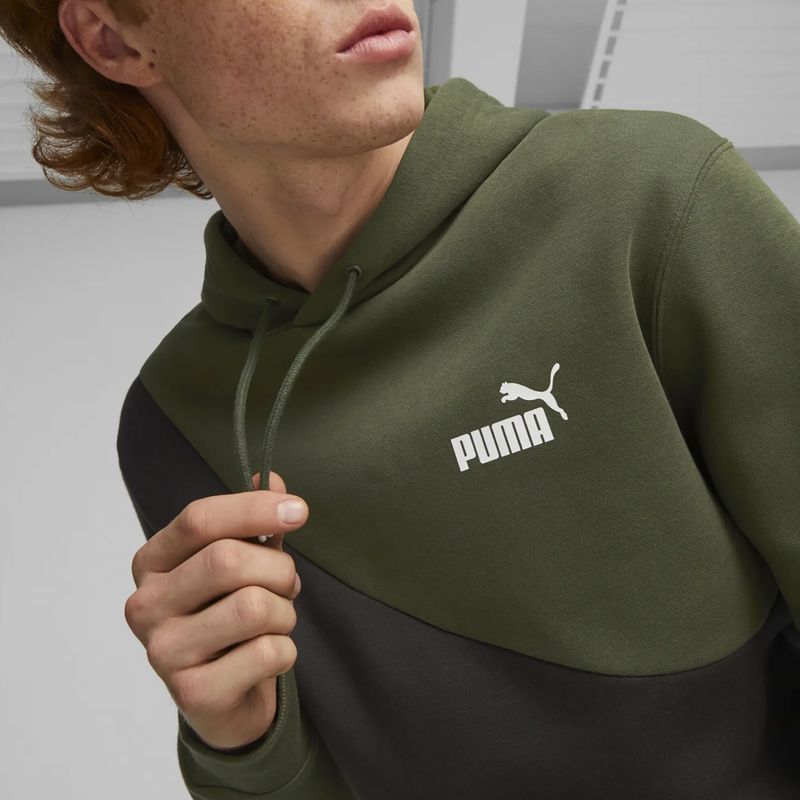 Hanorac pentru bărbați PUMA Power Cat Hoodie myrtle 5