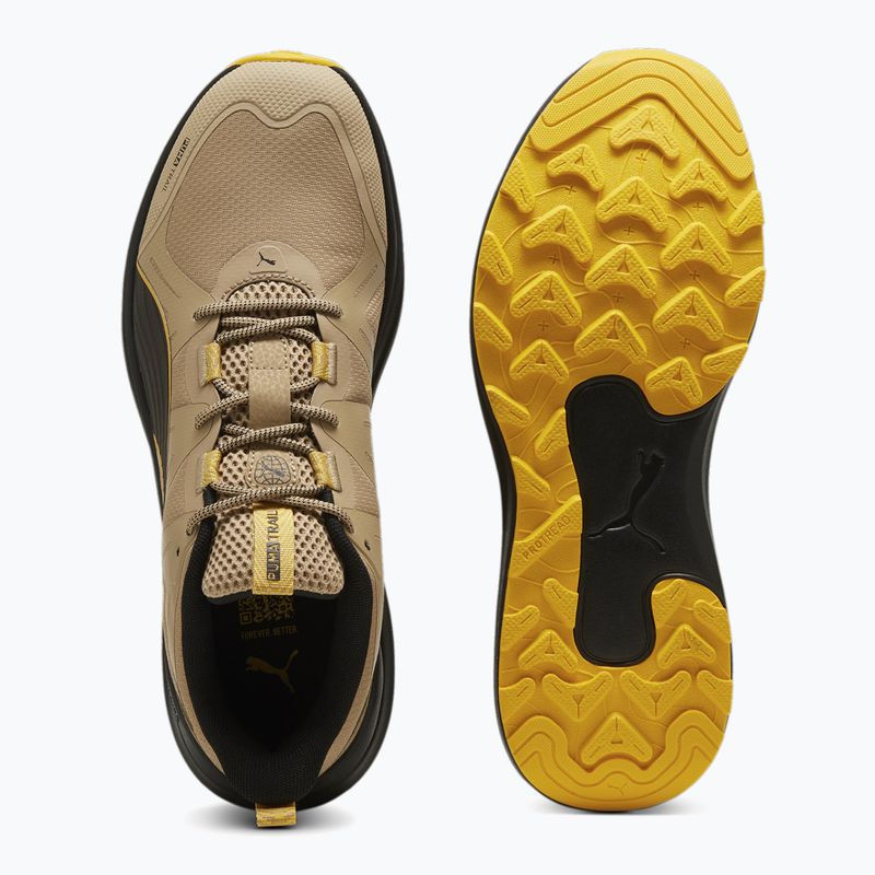 Încălțăminte de alergat PUMA Reflect Lite Trail prairie tan/yellow sizzle/puma black 11