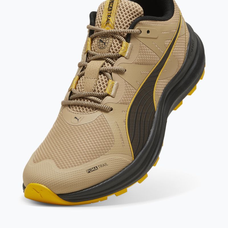 Încălțăminte de alergat PUMA Reflect Lite Trail prairie tan/yellow sizzle/puma black 12
