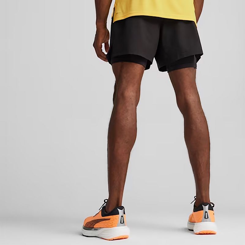 Pantaloni scurți de alergat pentru bărbați PUMA Run Velocity Ultraweave 2in1 black 5