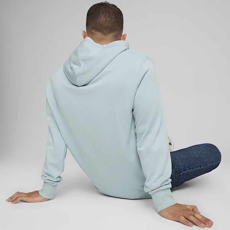 Bluză pentru bărbați PUMA Power Graphic Hoodie TR turquoise surf 5