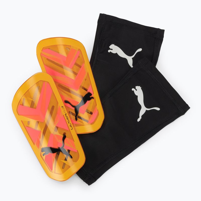 Apărători de tibie PUMA Ultra Flex Sleeve sunset glow/sun stream/puma black