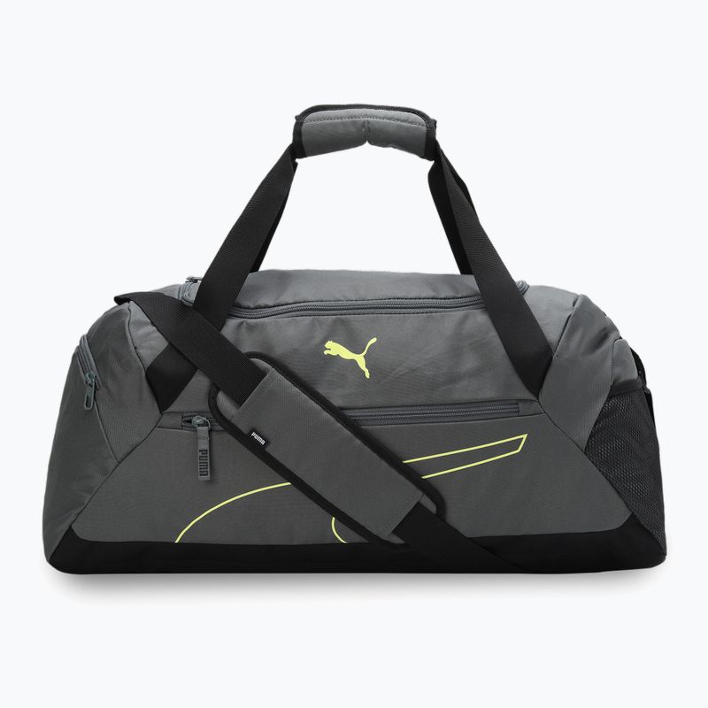 Geantă de antrenament PUMA Fundamentals Sports mineral gray/lime sheen 2