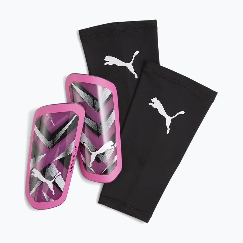 Apărători de tibie PUMA Ultra Flex Sleeve poison pink/puma white/puma black