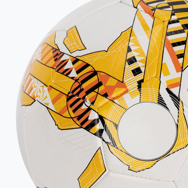 Minge de fotbal PUMA Orbita 6 FanwearCapsule MS puma white/rickle orange/puma black mărime 4 3