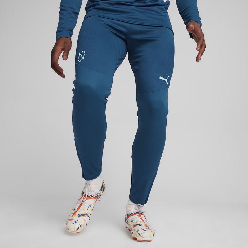 Pantaloni de fotbal pentru bărbați PUMA Neymar JR Creativity Training ocean tropic/hot heat 3