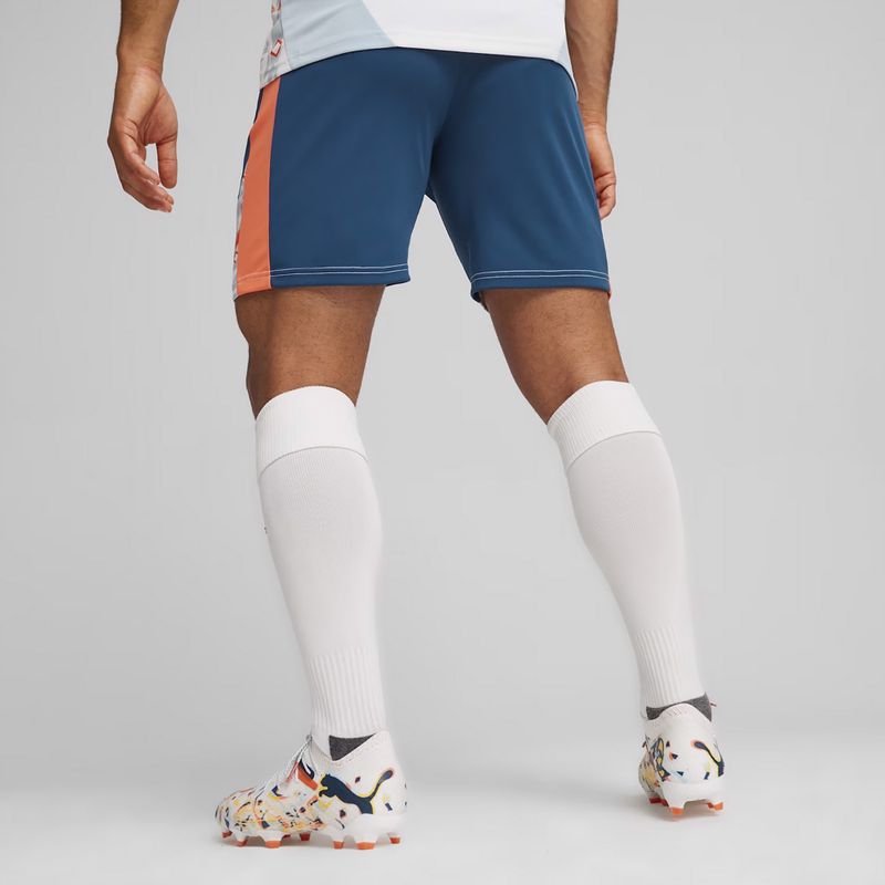 Pantaloni scurți de fotbal pentru bărbați PUMA Neymar JR Creativity Training ocean tropic/hot heat 4