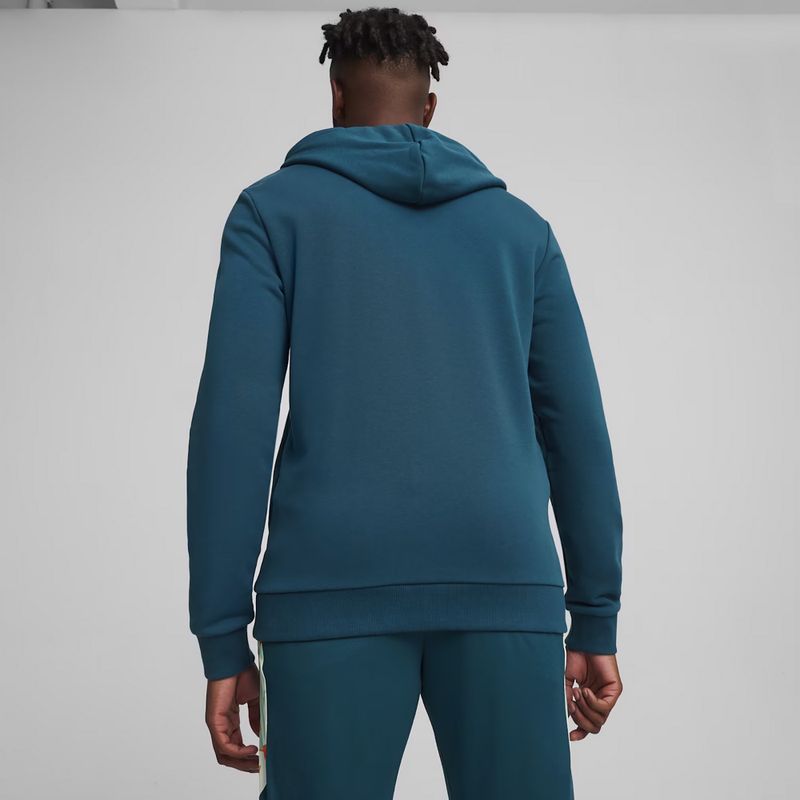 Hanorac de fotbal pentru bărbați PUMA Neymar JR Creativity Logo Hoody ocean tropic/turquoise surf 4