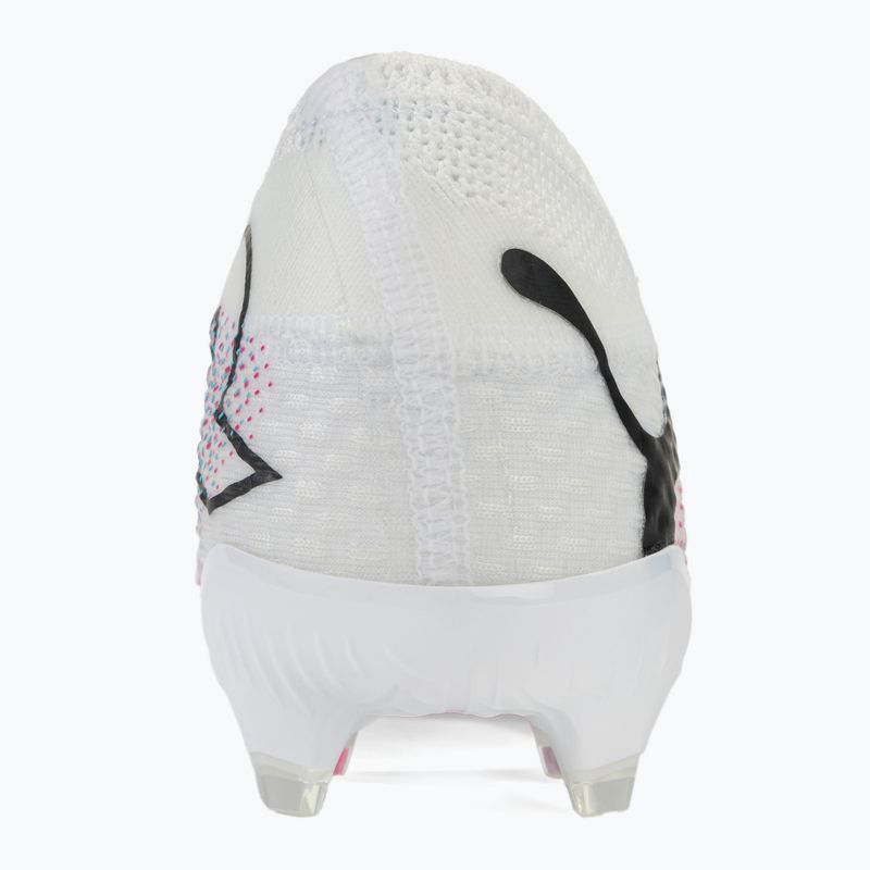 Încălțăminte de fotbal PUMA Future 7 Ultimate Low FG/AG white/black/poison pink/bright aqua/silver mist 6
