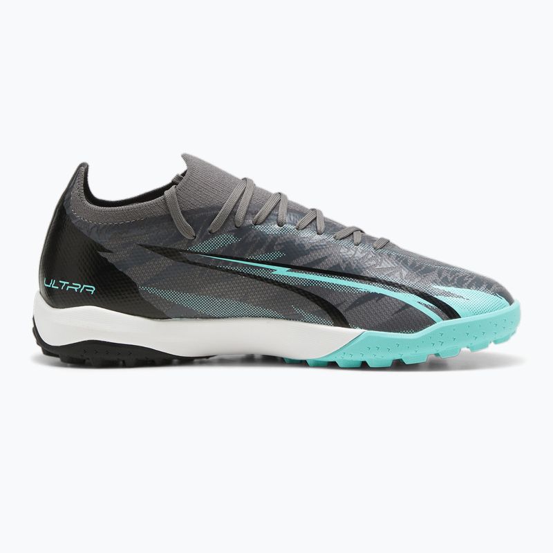 Încălțăminte de fotbal PUMA Ultra Match Rush TT strong gray/puma white/elektro aqua 9