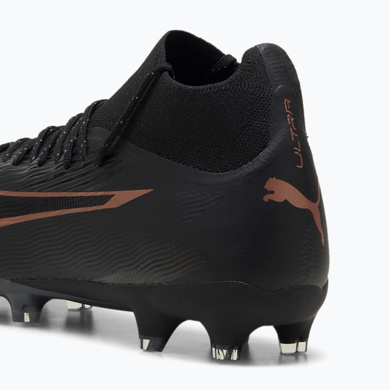 Încălțăminte de fotbal PUMA Ultra Pro FG/AG puma black/copper rose 8