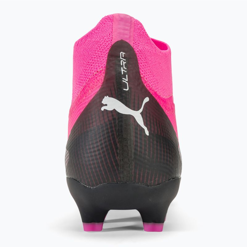 Încălțăminte de fotbal pentru copii PUMA Ultra Pro FG/AG Jr poison pink/puma white/puma black 6