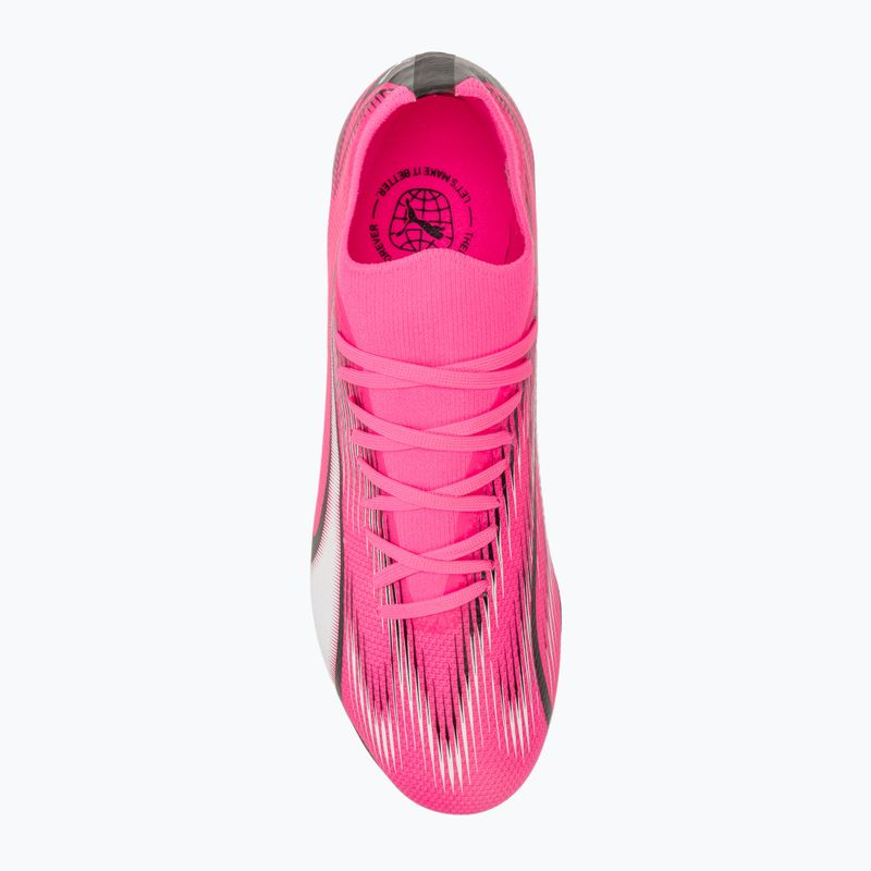 Încălțăminte de fotbal PUMA Ultra Match MxSG poison pink/puma white/puma black 5