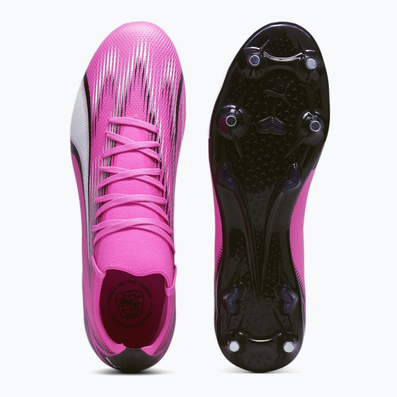 Încălțăminte de fotbal PUMA Ultra Match MxSG poison pink/puma white/puma black 11