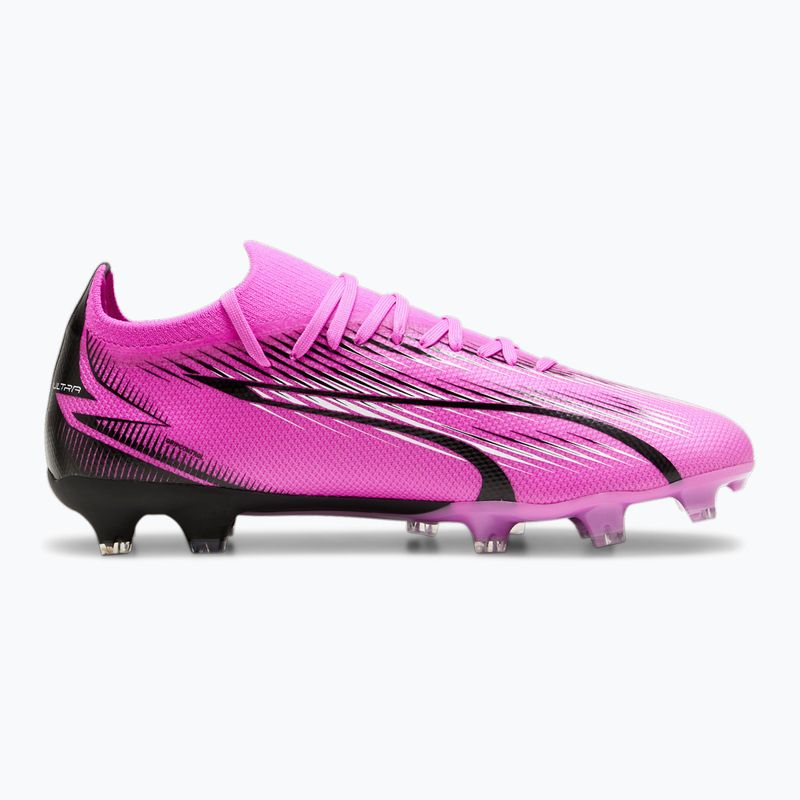 Încălțăminte de fotbal PUMA Ultra Match FG/AG poison pink/puma white/puma black 9
