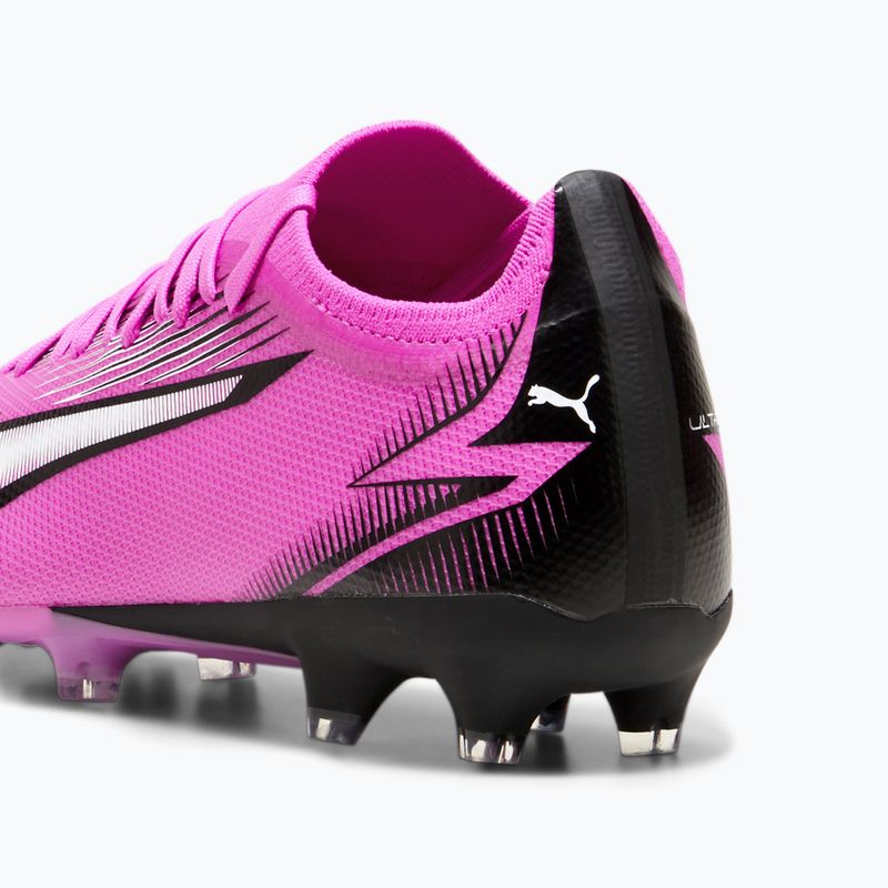 Încălțăminte de fotbal PUMA Ultra Match FG/AG poison pink/puma white/puma black 13
