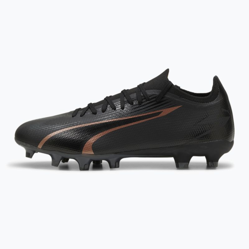 Încălțăminte de fotbal PUMA Ultra Match FG/AG puma black/copper rose 8