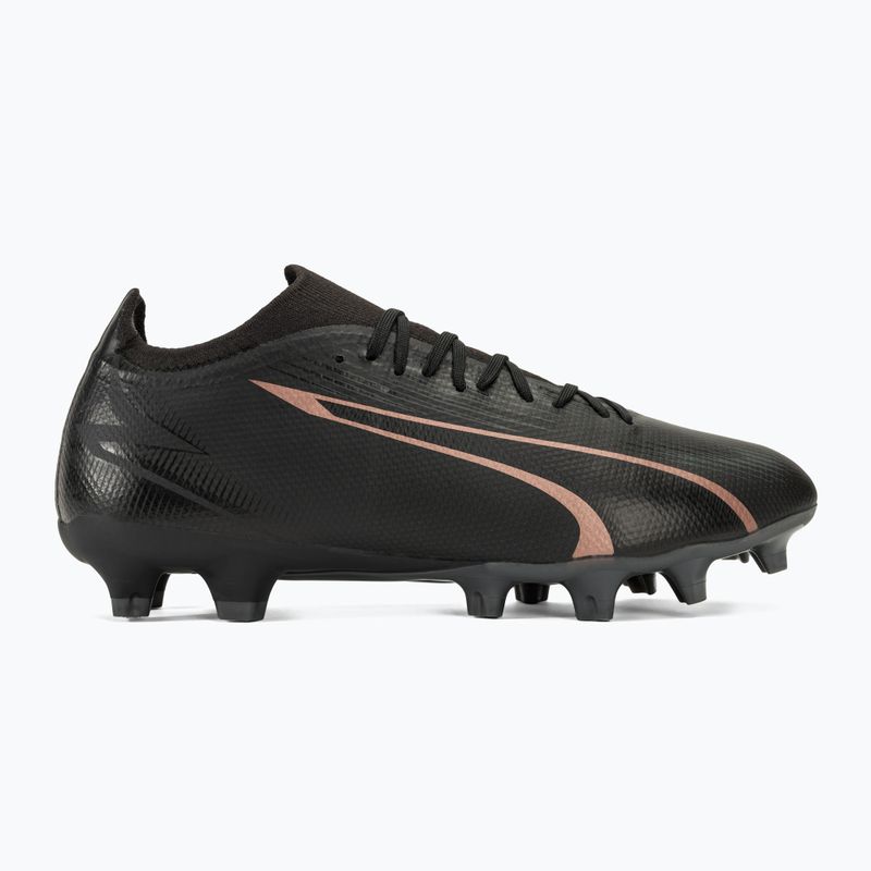 Încălțăminte de fotbal PUMA Ultra Match FG/AG puma black/copper rose 2